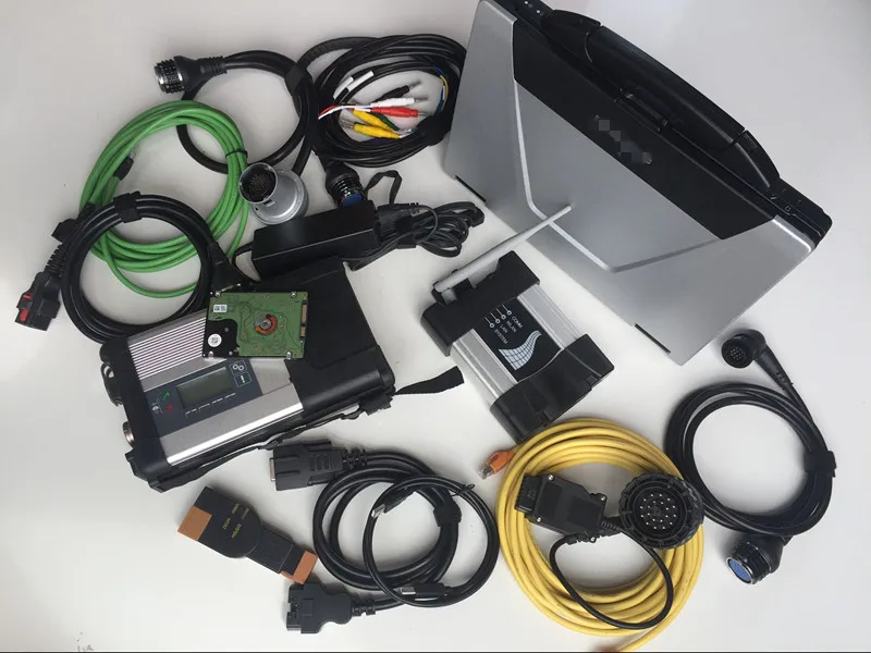 El mejor MB Star C5 SD conecta C5 con el más nuevo 2019 1TB HDD 2in1 para BMW wifi ICOM siguiente p