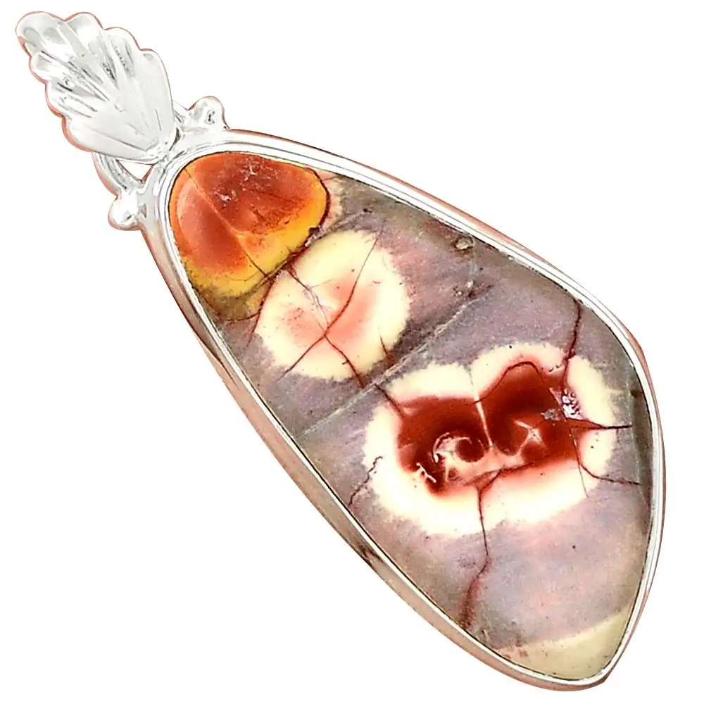 

NiaoZaiFei YunZaiKan Genuine MAXICAN BIRD EYE Pendant 925 Sterling Silver, 47.2 mm, MHBAP6088