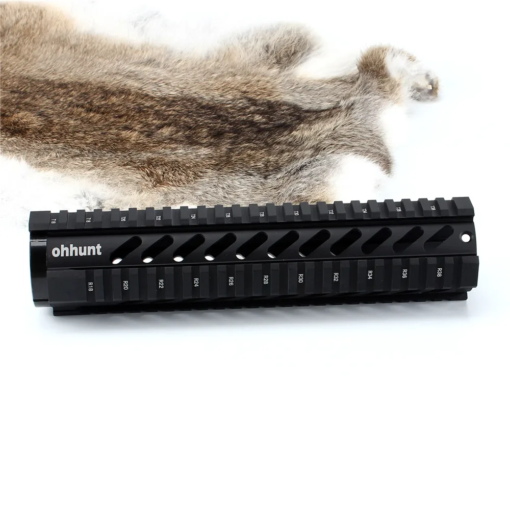 Ohhunt Tactical " 7" 1" 12" 1" Free Float Quad Rail Handguard крепление типа Picatinny Weaver Rail база для карабина. 223 AR15