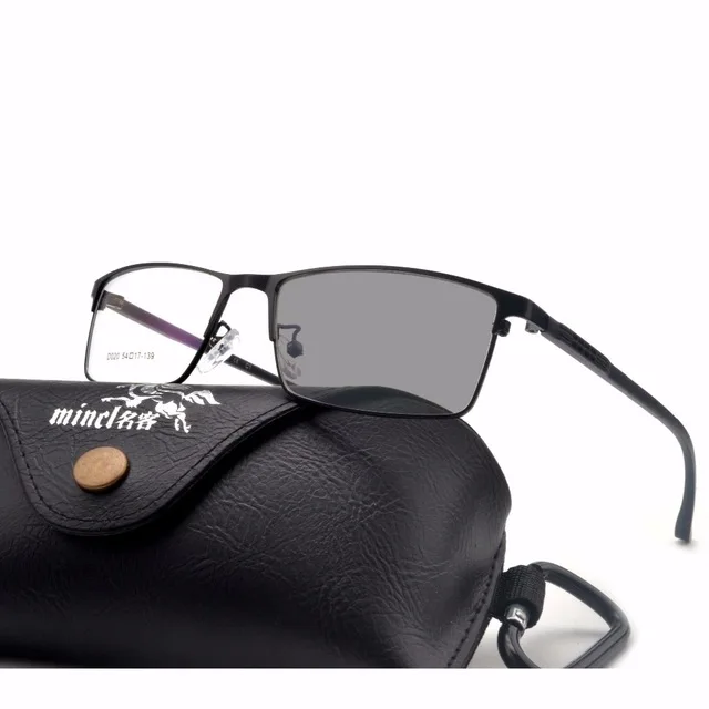 Квадратные металлические солнечные фотохромные ретро очки для близорукости, мужские и женские близорукие очки, очки по рецепту-1,00-4,00 NX - Цвет оправы: black-400