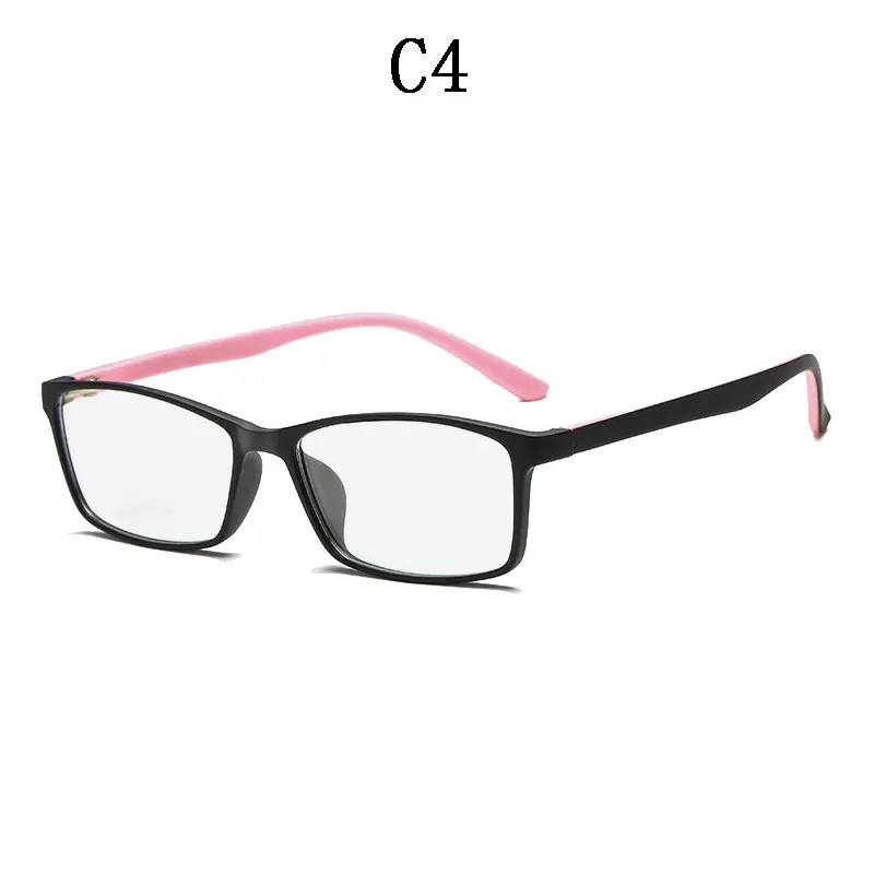 BOYSEEN TR90 ретро унисекс оптически рамки ультра-легкие anti-синяя зеркало оптические очки удобные 10743 - Цвет оправы: C4