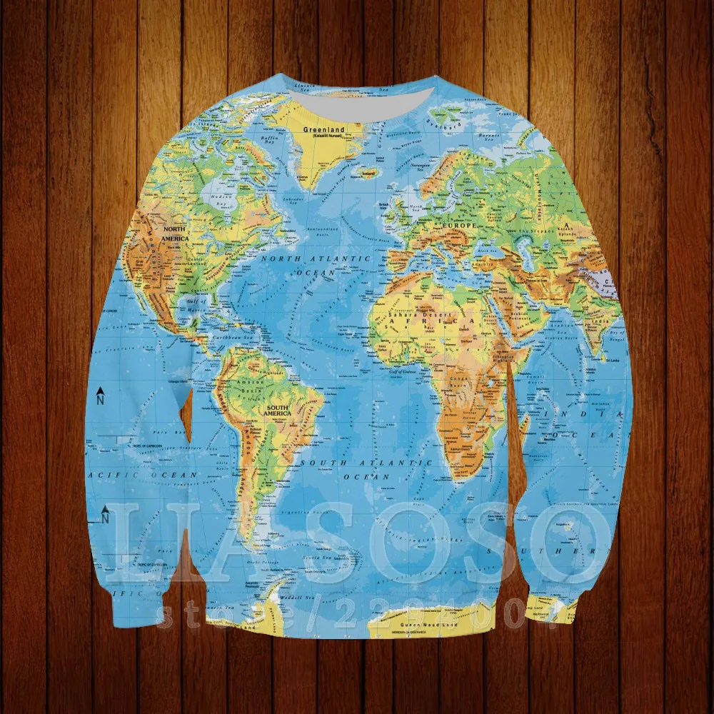 unisex Brand World Map t-shirt Sweatshirts Earth Sweat shirt Funny 3d hoodies Mens Clothing Cool Anime Hoody u1 unisex Brand World Map t-shirt Sweatshirts Earth Sweat shirt Funny 3d hoodies Mens Clothing Cool Anime Hoody u1
