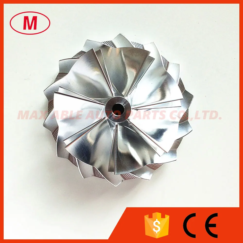 

K04 5306-123-2014 5304-970-0064 51.03/61.98mm 7+7 blades Turbo Aluminum 2024/Milling/Billet compressor wheel for 53049700064