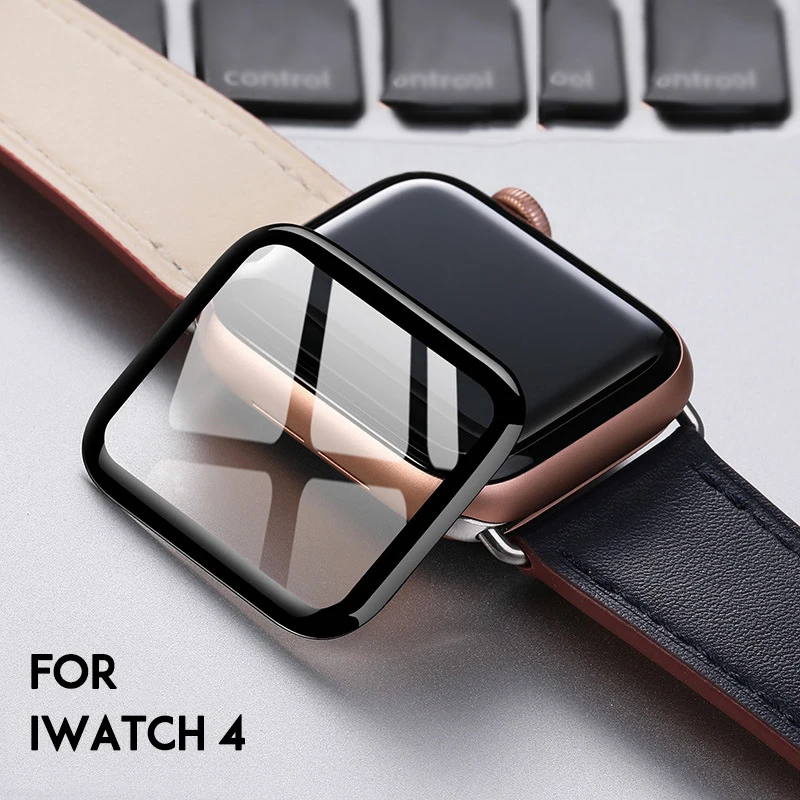 Для Apple Watch Series 6 5 4 пленка из закаленного стекла 3D iWatch SE 3 2 40 мм 44 Защитная для