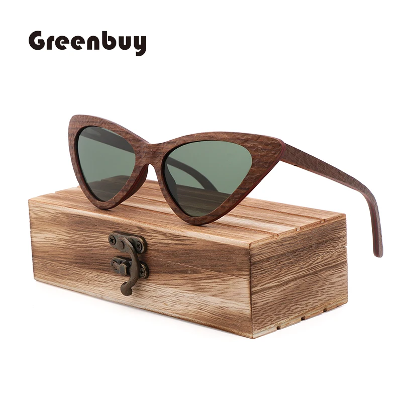 

New retro luxury fashion men sunglasses polarized wooden vintage woman mens sunglasses brand designer shades men gafas de sol