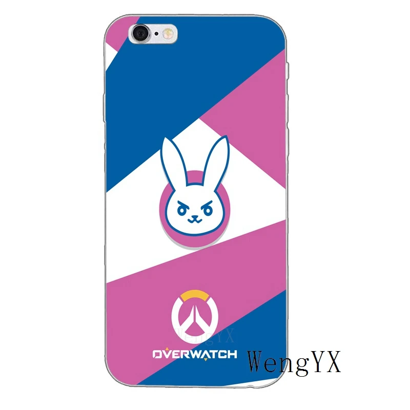 Популярный силиконовый мягкий чехол для телефона Game OW overwatch D Va iPhone X 8 8plus 7 7plus 6 6s plus