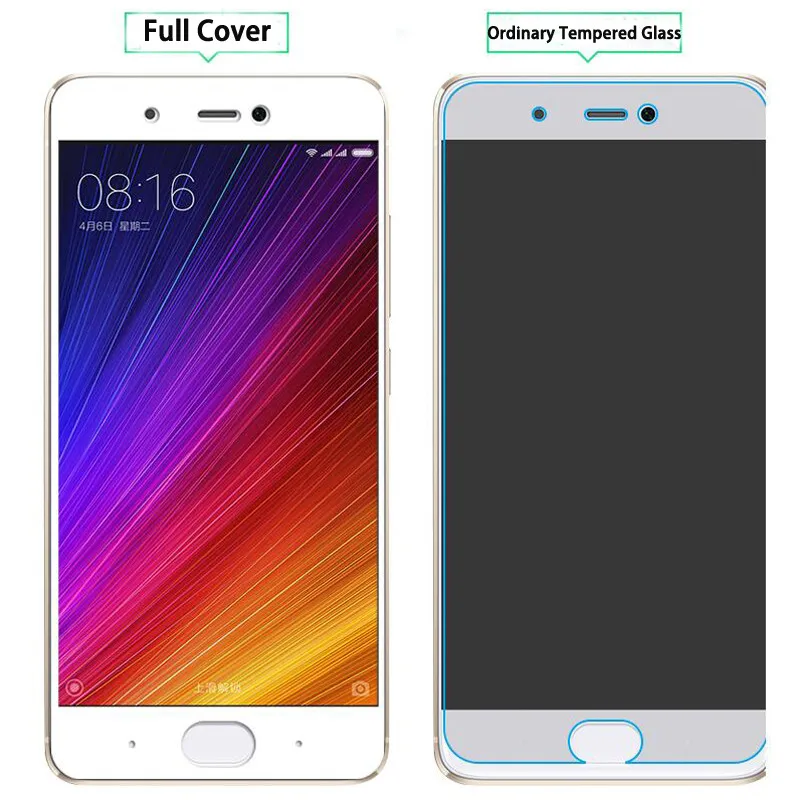 2.5D 9H полное покрытие закаленное стекло для Xiaomi Redmi 5 5A 5Plus 4 4A 4X 4Pro Note тонкая защита