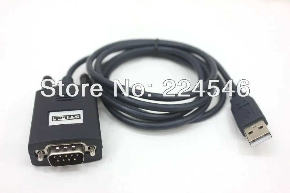 ST лаборатории U 224 USB к RS232 Com Порты и разъёмы Кабель плодовитый PL 2303 Sup s