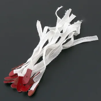 

88pcs Bridle Straps for Piano Action Repair Tools Replacement Part Beige and Red