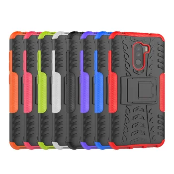 

Heavy Duty Rugged TPU Armor Case For Xiaomi Pocophone F1 Dual Layer Hybrid Impact Shockproof Case For Xiaomi Pocophone F1 Coque