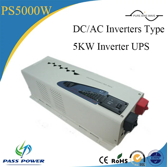 

Single Output Type and DC/AC Inverters Type 5000w/5kw inverter with ups function