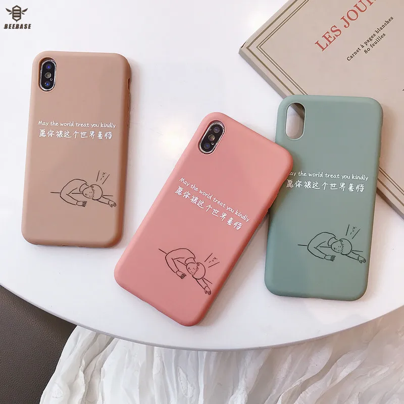 Мягкий силиконовый чехол для iphone 6 Чехол 7 xs max funda мультяшный телефона 6s 8 plus X XR |