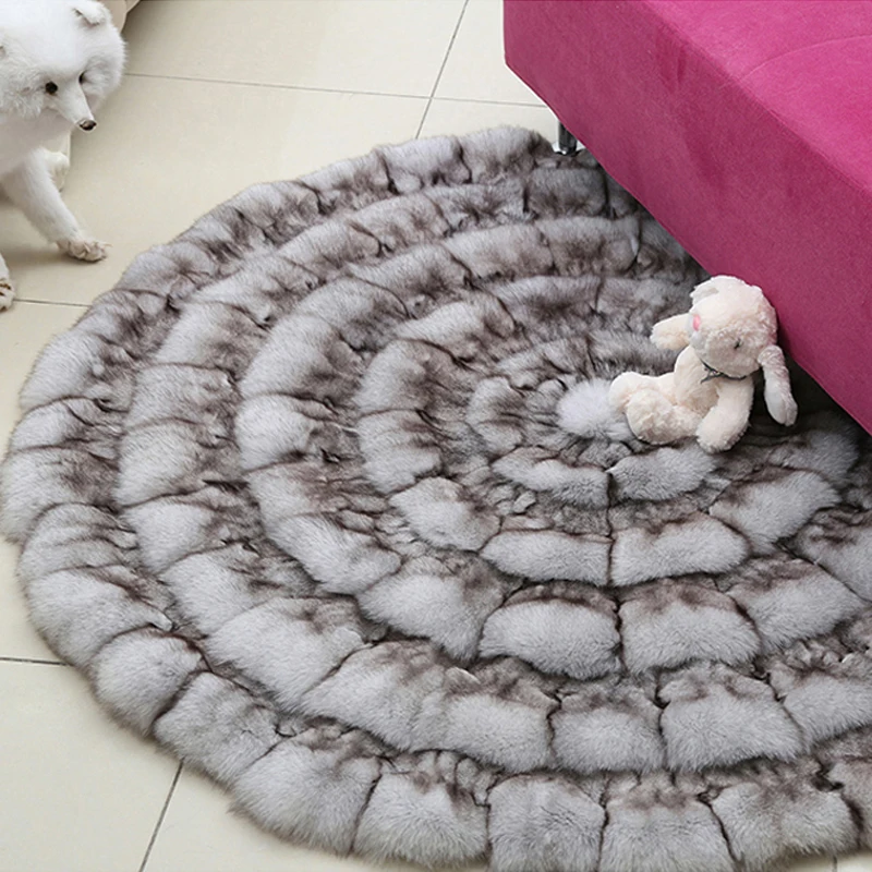 fox fur carpet rug bed blankets fox carpet fur one piece sofa cushion