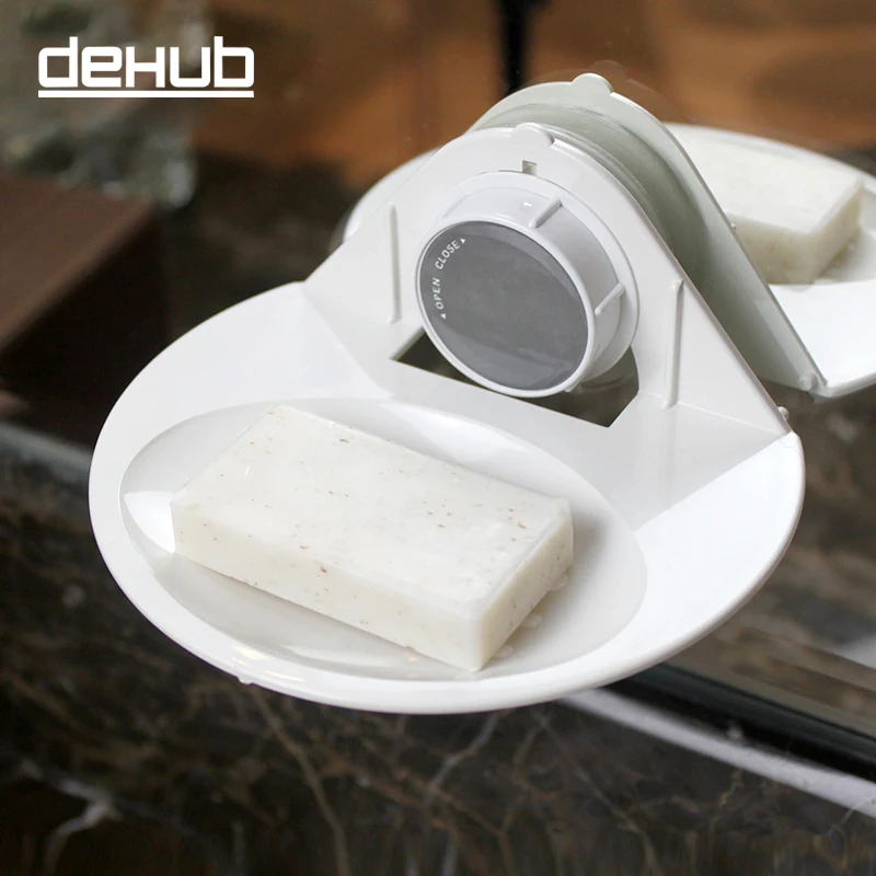 Suction Cup Soap Holder Fashion Seamless Wall Soap Dish Bath Room Accessories Bathroom Suction Holder