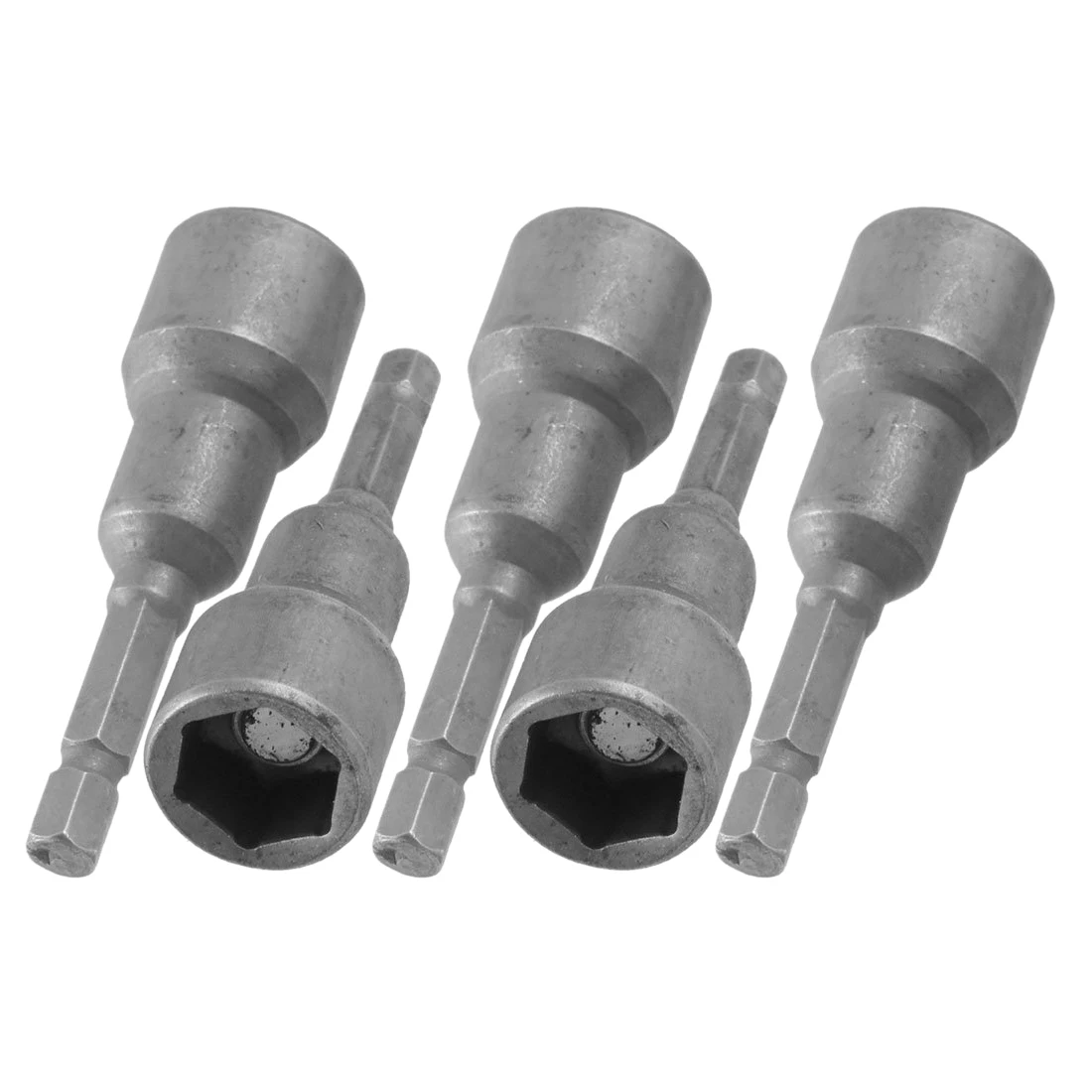 

KSOL 5 Pcs 65mm Long Hex Magnetic Power 9/16" Socket Nut Driver Setter