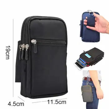 Super Large Size Phone Bag Universal Outdoor Wallet Bags Case For All Phone Model Belt Pouch Holster Bag Outdoor Pocket 1