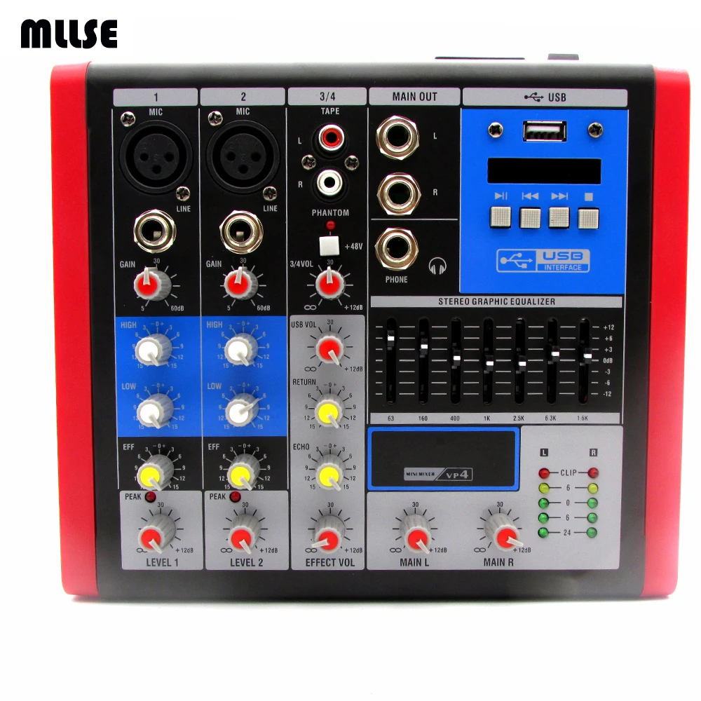 Mixer for Karaoke Song, Sound Recording Board for Home Party and Band