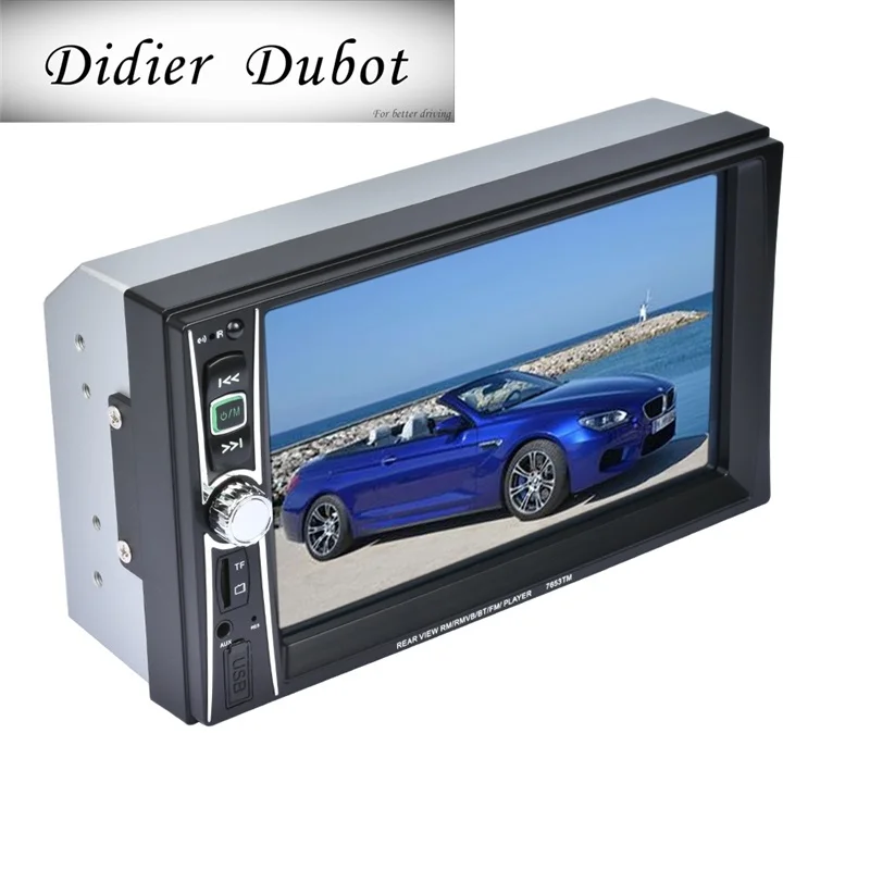 

2 Din Car Radio MP5 Player 7" Touch Screen Bluetooth Phone Stereo Radio FM/MP3/MP4/Audio/Video/USB Auto Electronics In Dash