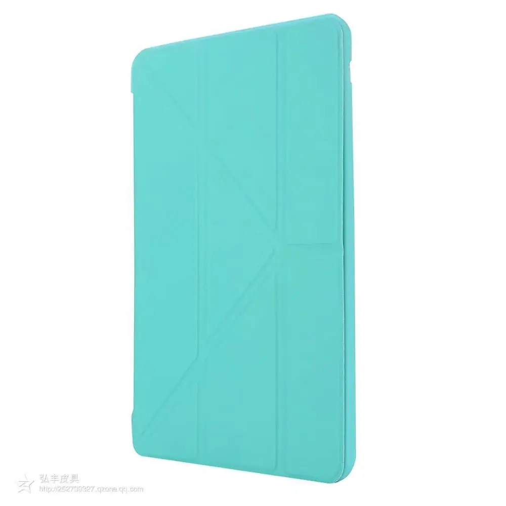 Чехол для iPad Mini 3 2 1 чехол из искусственной кожи силиконовая Мягкая задняя крышка с тройной подставкой Авто спящий смарт-чехол для iPad Mini2 Funda - Цвет: green-bian xing