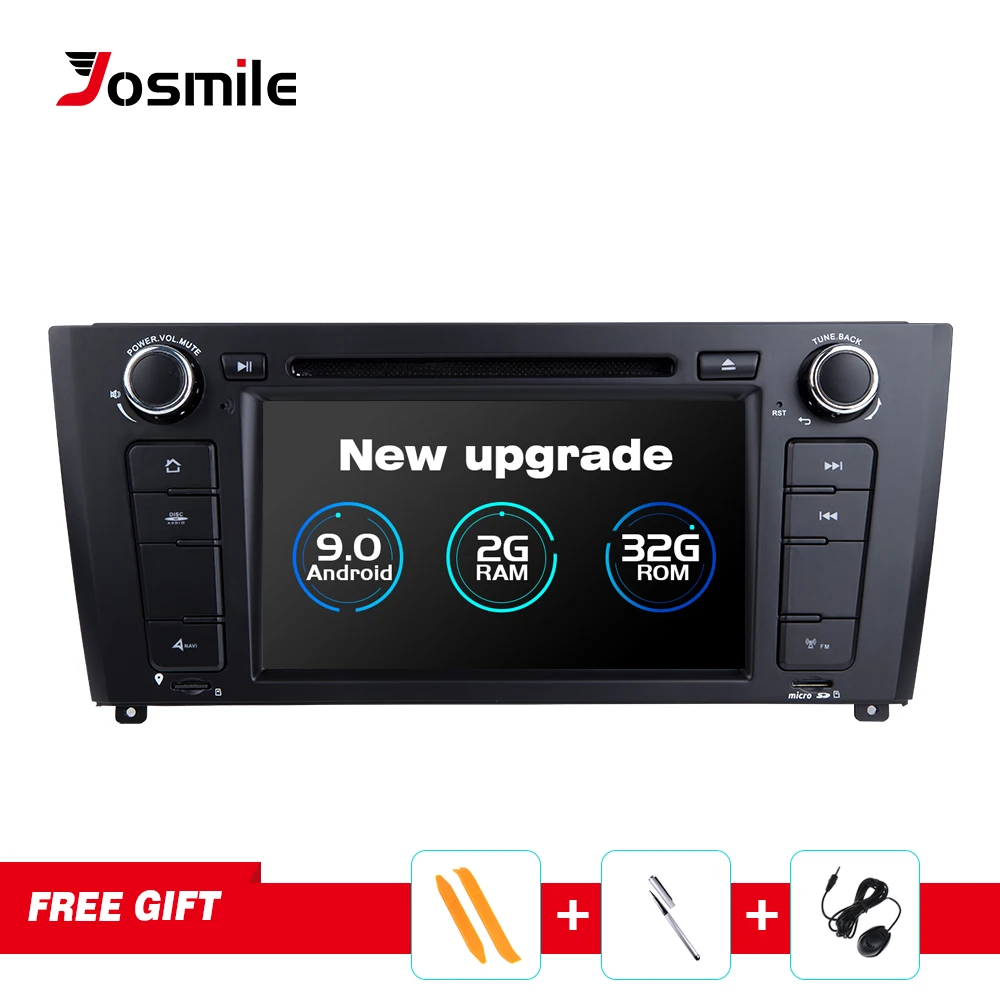 Josmile 2 Din Android 8,1 Авторадио для BMW E87 1 серии E88 E82 E81 I20 D аудио gps навигации DVD мультимедиа 4G Wi-Fi DAB + CD