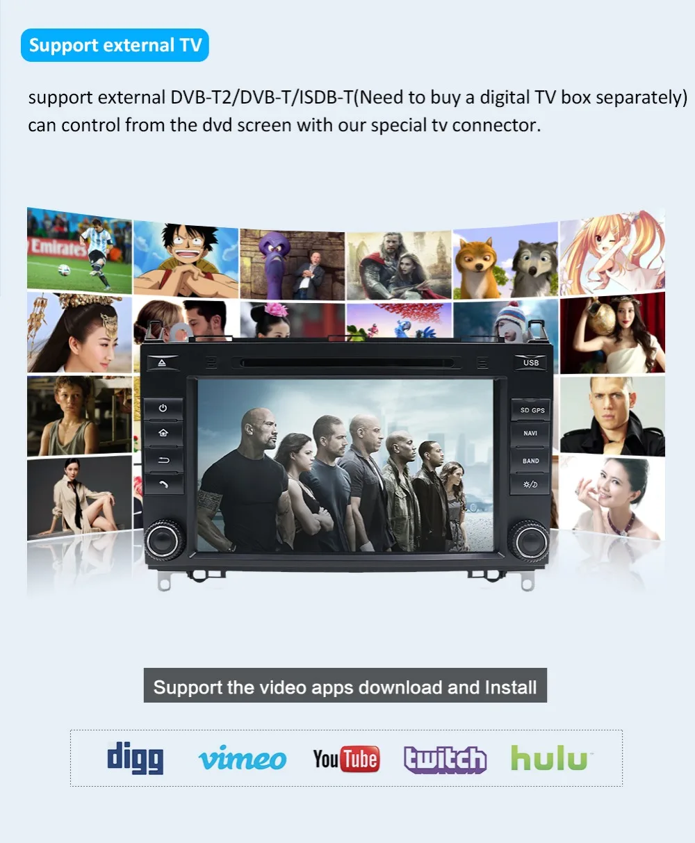 Best Android 9.0 Car DVD Player for Mercedes Benz B200 A B Class W169 W245 Viano Vito W639 Sprinter W906 Radio Multimedia GPS Navii 22