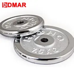 DMAR 1 шт. гальванические гантели дисковые весы для FitnessWeightliftingCrossfit quipment штанга GymMuscle StrengthExerciseBarbell
