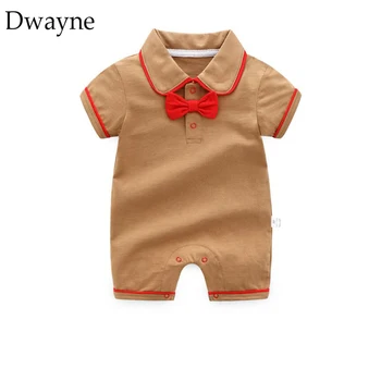 

Newborn Clothes Summer Baby Boys Rompers Kids Costume Boy Infant Jumpsuit Toddler Short Sleeve Romper Baby Clothing 0-12 months