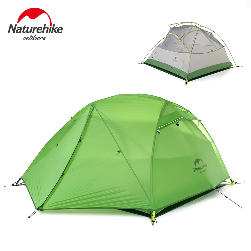 Палатка Naturehike Star River для 2 человек двухслойная водонепроницаемая палатка 4 сезона