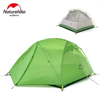 

Naturehike Star River Tent 2 Person Backpacking Tent Double-layer Waterproof Tent 4 season Ultralight Camping Tent with Skirt