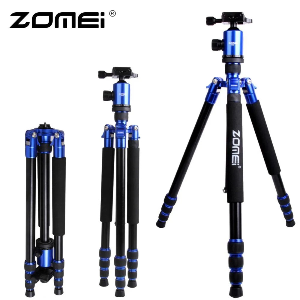 

Zomei Z888 Portable Professional Tripod Monopod For SLR DSLR Digital Camera Travel Photography Aluminium Alloy Ball Head