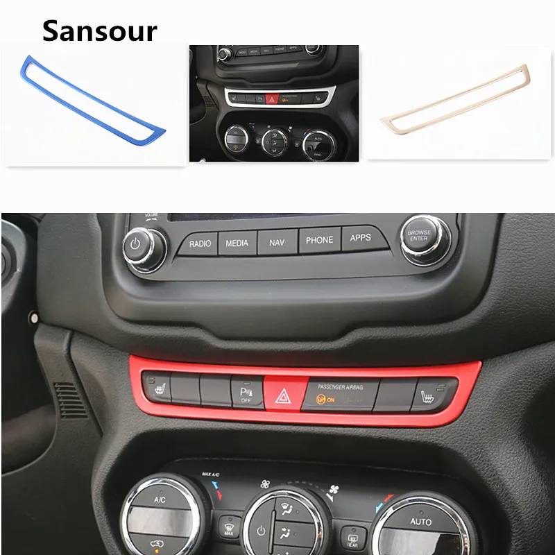 Sansour Emergency Wraning Light Switch Button Frame Lamp Trim Inner