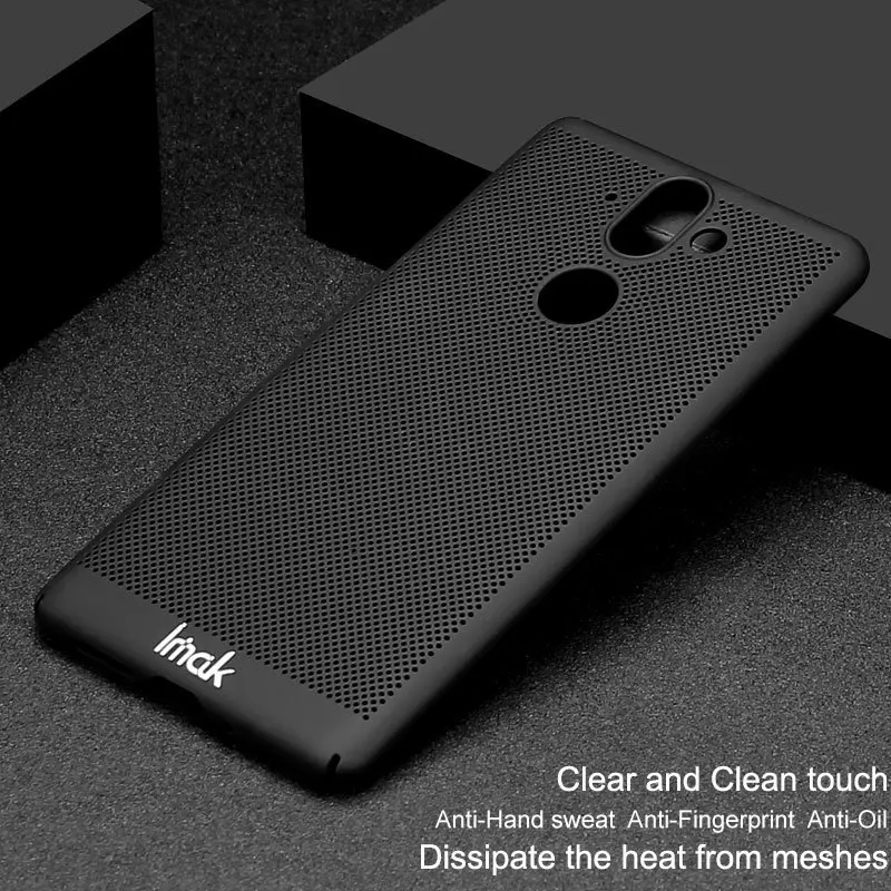 

for Nokia 8 Sirocco Case IMAK Jazz Mesh Lightweight Heat Release Dissipation Hard PC Back Cover Case For Nokia 8 Sirocco
