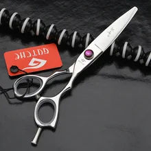 6 дюймов профессиональные ножницы для волос большая индивидуальность лезвие Япония 440C парикмахерские ножницы 62HRC ножницы для стрижки волос