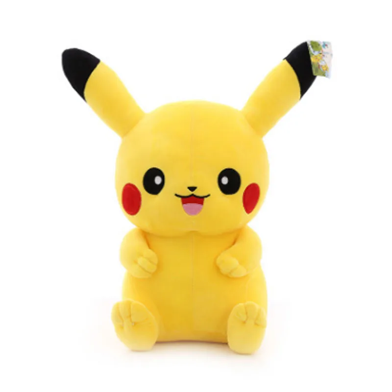 

Hot Kawaii pikachu Plush Cute Soft Comfortable Kawaii Plush Toys Movie Animal Plush Doll Nap Pillow Baby Kids Toy Children Gift
