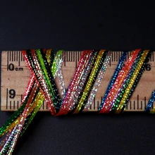 

Bimoo 2mm 2yards/bag Pearl UV Flurocent Flat Diamond Braid for Emergers Nymph Fly Tying Material