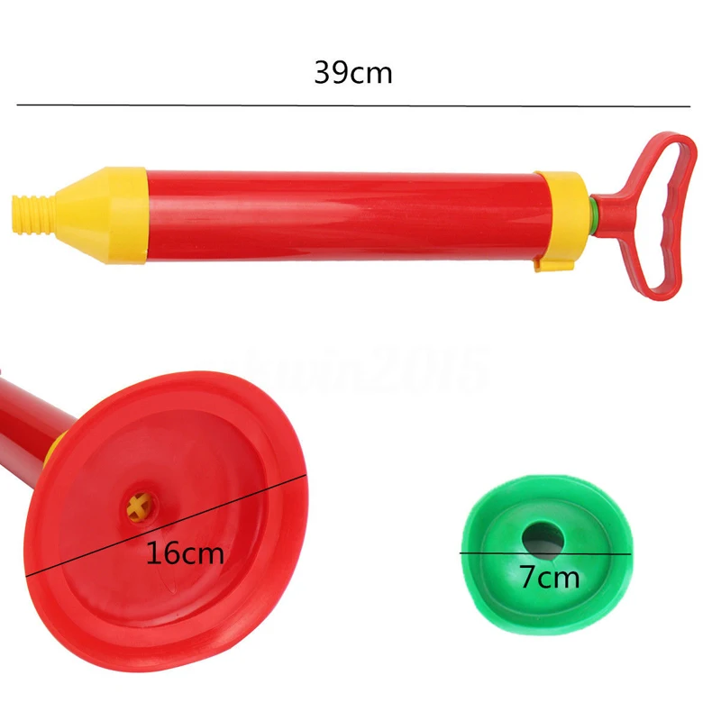 Мощная ванная комната блокируется унитаз мульти слив Buster Плунжер W/2 присоски для очистки раковины инструмент