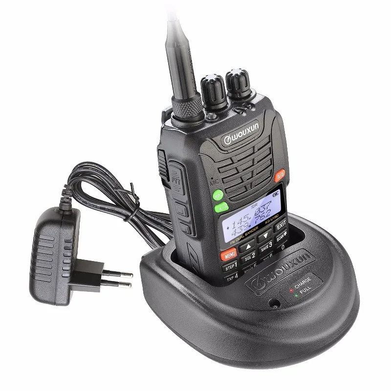 Бесплатная доставка U.V Dual Band Multi-functional 5 Вт IP-55 водостойкий VHF UHF WOUXUN KG-UV6D двухстороннее радио