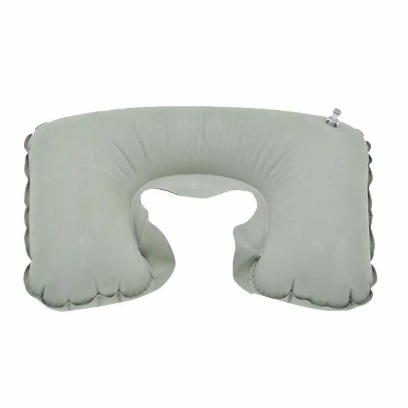 Urijk u-образная подушка для путешествий подушка для сна надувная подушка для отдыха офисный надувной подголовник автомобиля Подушка Шейная подушка для путешествий - Цвет: grey B