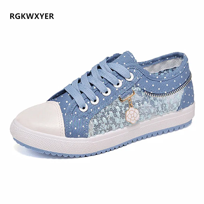

RGKWXYER New Women's Openwork Breathable Canvas Shoes Fashion Joker Sports Shoes Comfortable Flat Women's Shoes Vulcanize Shoes