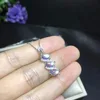 Oferta especial, collar de piedra lunar natural, plata 925, simple y exquisita, piedra lunar azul, hermosa ► Foto 1/5