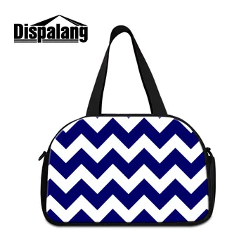 

Dispalang Striped Printing Men Women Luggage Travel Duffle Bags Multifunctional Large Capacity Shoulder Bag Female Travel Bag