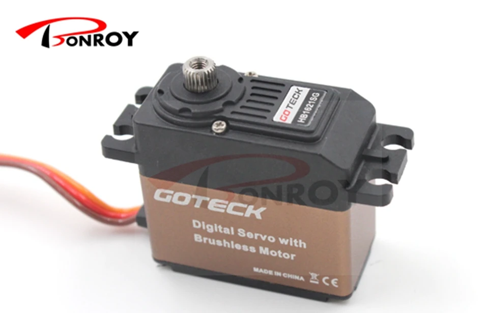 

Goteck high torque digital standard dc servo motor HB1621SG with 15/19kg-cm for Car model/fixed-wing aircraft/ helicopter/ Robot