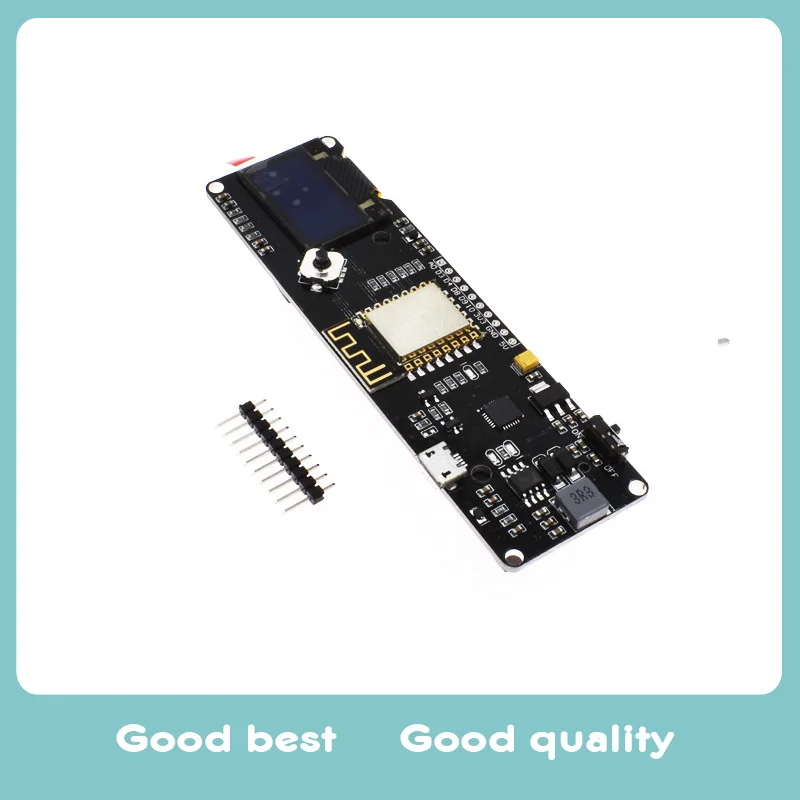 

ESP8266 NODEMCU with 0.96"OLED 18650 Batteries Wifi Module
