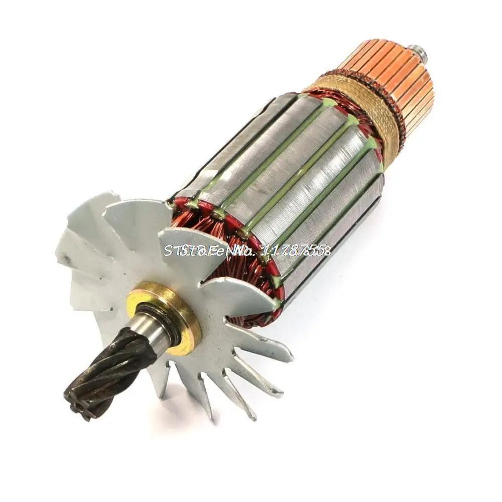 

AC 220V Electric Cutter Machine Armature Rotor 6 Teeth for Bosch GC014-2