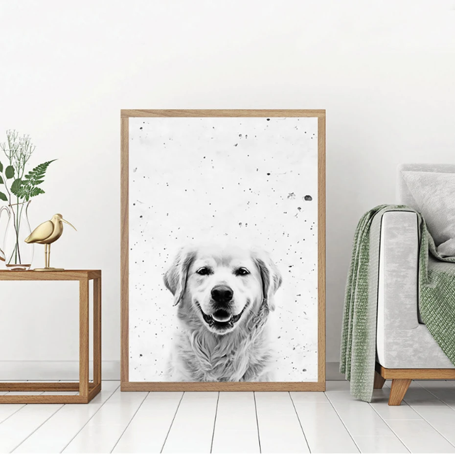 Modern-Dog-Horse-Canvas-Paintings-Animal-Wall-Art-Black-White-Nordic-Poster-Prints-Pictures-For-Living (2)