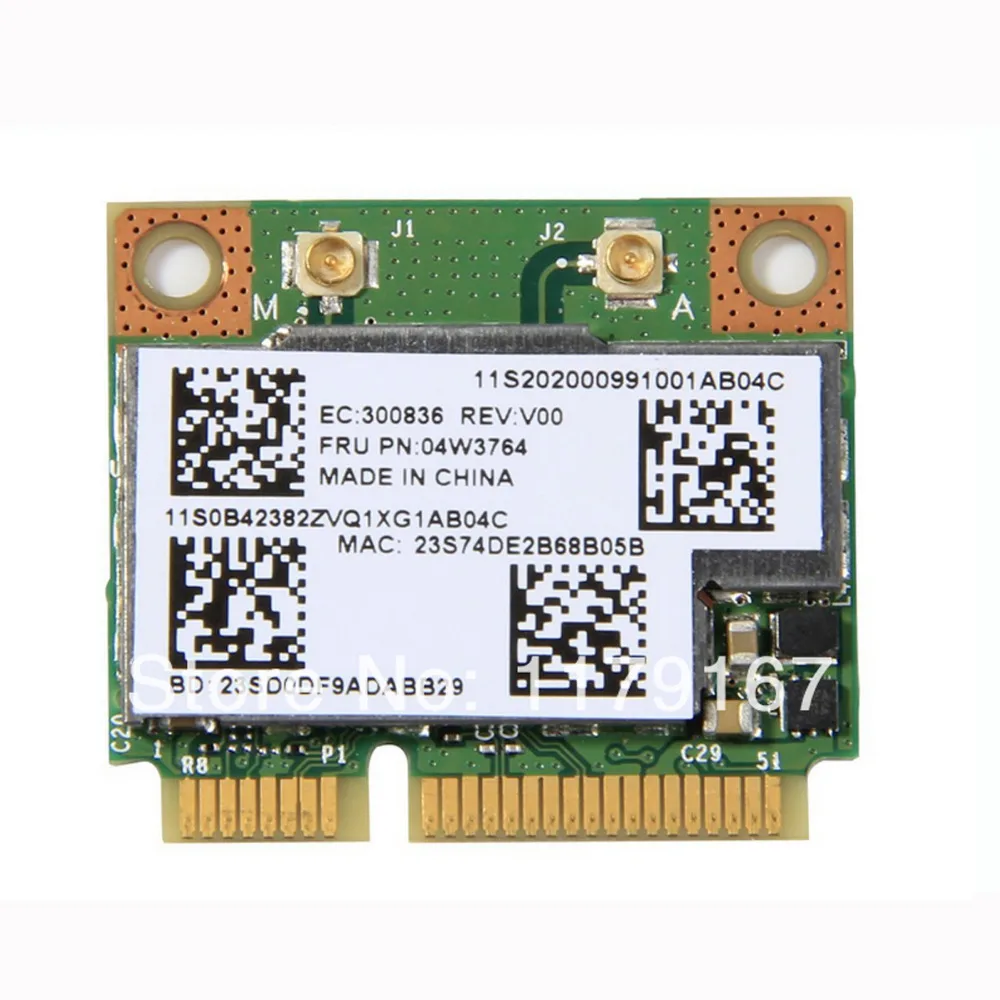 Беспроводная карта BCM943228HMB &amp BT4.0 для Lenovo E130 E135 E330 E335 E530 E535 E430 E435 S430 B430 Series FRU 04W3764