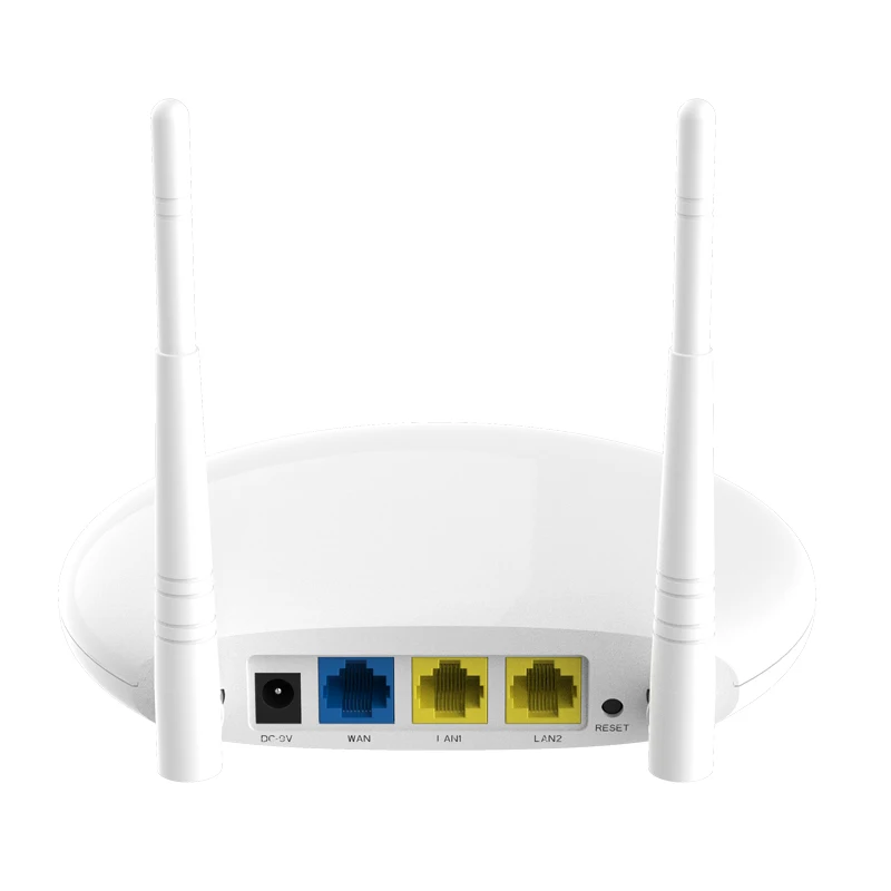 Cioswi Белый роутер wi-fi GSM с 2* 3dBi-антенной, Wi-Fi ретранслятор 2,4 ГГц с 2* слотом локальной сети Беспроводной Wi-Fi роутер openwrt Чипсет MT7628N 300Мбит