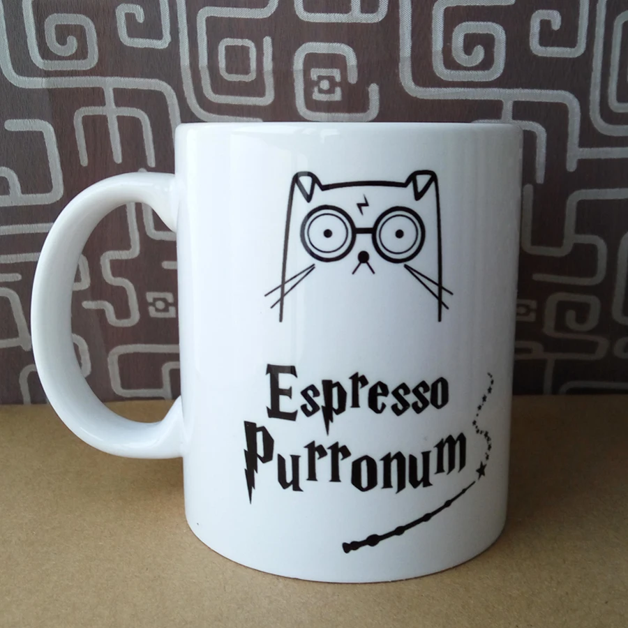 Light Magic Cat Inspired tea milk coffee Mug (Free Gift