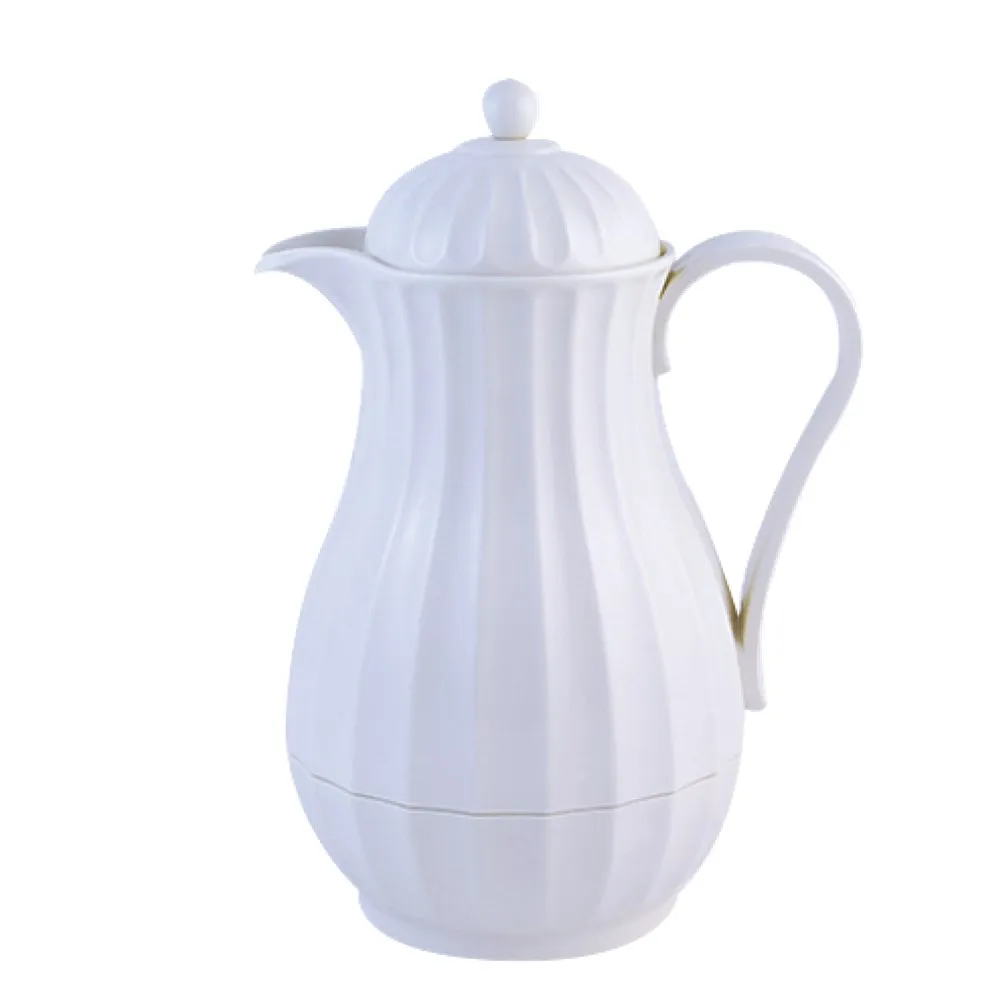 REBUNE 1 Litre plastic Coffee Carafe/Glass Liner Vacuum Thermos/24 Hour