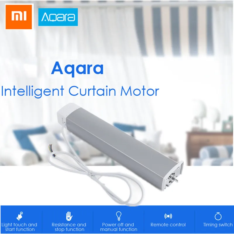 

Xiaomi Aqara Intelligent Curtain Motor Smart Home Device ZigBee Wireless Connection Remote Control